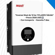 Inversor must 12kw 110-220v híbrido, yoarley 💯 - Img 58150291