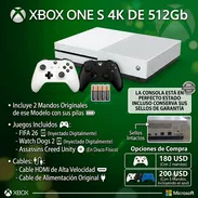 XBOX ONE S 4K DE 512Gb con sus 2 Mandos y sus pilas !!PERFECTO ESTADO CONSERVA SUS SELLOS DE GARANTÍA!! - Img 56478085
