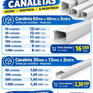 Venta canaletas,tomacorrientes,ínterruptores,cajas breaker - Img 58308154