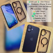 iphone 16 plus Sim física venta o cambio x iPhone menor y vuelto - Img 56578115