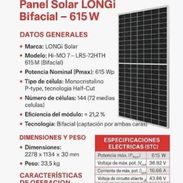 Paneles solares Longi de 615 watt - Img 56379176