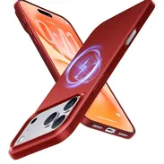 ☎️53544655 🛵 Entrega Disponible ⭐ Magnetic Slim-Fit Case para iPhone 17 Pro Max – Red⭐ - Img 55594376