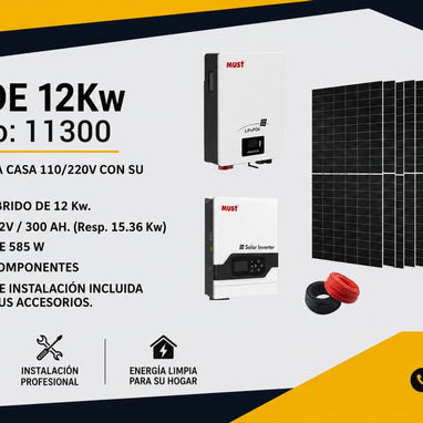 🔥Los mejores precios de toda cuba en kit solares profesionales en "🔆YR Solar"  ✅El precio incluye el montaje y contrat - 7/7