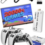 Consola retro de videojuegos Game Stick de 20mil juegos y 23 emuladores - Img 55853053