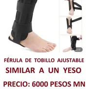 <> FÉRULA DE TOBILLO AJUSTABLE, SIMILAR A UN YESO <> - Img 48851215