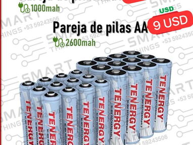 Baterías 9V alcalinas / Baterías 9V alcalinas * Baterías recargables // Cargador baterías recargables oferta++ Baterías - Img main-image