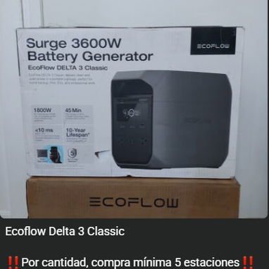 Estaciones de Energía Marca Ecoflow de diferentes modelos - 9/10