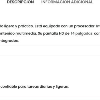 (X) Laptop Lenovo IdeaPad 1 – 14 Pulgadas (14IJL7) $343.00 - Img 126477403