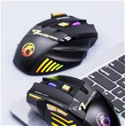 Mouse Gamer X7 Inalámbrico Recargable, luces RGB, clicks silenciosos y cable enmallado....Ver fotos....59201354 - Img 45156791