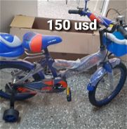 Excelente regalo para tu niño bici nueva cn sus ruedas a los lados 16 cn todos los accesorios,t azul y rosada - Img 46103041