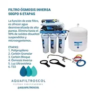 FILTRO PURIFICADOR DE AGUA PROFESIONAL(ÓSMOSIS INVERSA)PARA USO RESIDENCIAL NEW A ESTRENAR ENVÍO INCLUIDO HABANA !! - Img 57493637