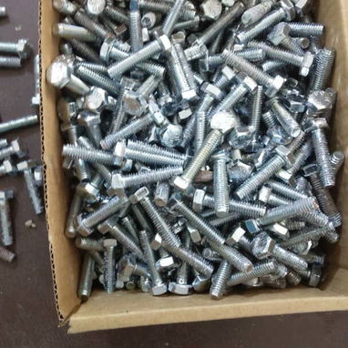 Tornillo Zincado M6X25 con tuerca cabeza exagonal. Rosca completa. 51966094. Fijo 78330155 - 2/4