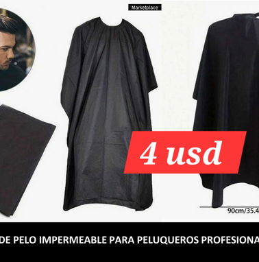 Set de 4 piezas para teñir y capa para pelar - Img 89147440