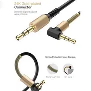 Cable Auxiliar 3.5 mm a 3.5 mm, Cable Estereo de Audio compatible con Automovil, y otros - Img 44588905
