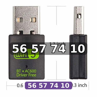 Adaotador Wifi y Bluetooth 2 en 1 - 2/3