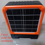 Ventilador de baterías, linterna y cargador solar. - Img 55053039