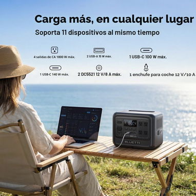 Estacion de energia Nueva de la reconocida marca Bluetti Elite 100 V2 - 6/10