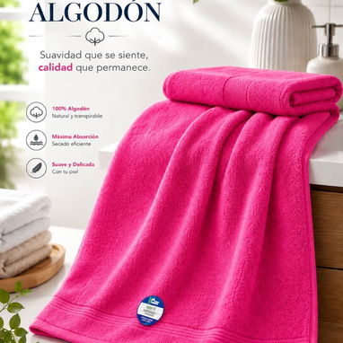🏠 Toallas de Baño 100% ALGODÓN (Varios Colores) - 3/10
