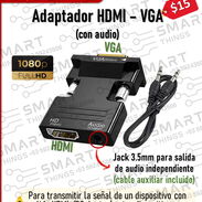 Adaptador de HDMI a VGA y de VGA para HDMI* 3 modelos para conectar laptop o PC con TV o monitor - Img 45454525