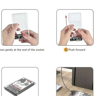 Tengo caja de disco 2.5 (chiquito) con su cable de datos para que haga su disco duro interno en externo!! - 2/9