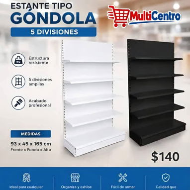 Estantes tipo Góndolas - 2/2