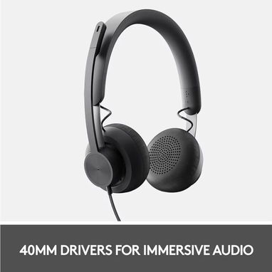 🪷Logitech Zone Wired – Audífonos con Cancelación de Ruido🪷 - 3/7
