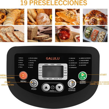 Maquina para hacer el pan en casa, marca no. 1 del mundo GALULO, super profesional - Img 94362207