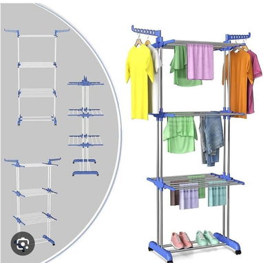 đColgador para ropa multifuncional, mĂșltiples barras para secar, plegable. Tendedera. Medidas: 76 cm x 50 cm x 172 cm - Img 126216368