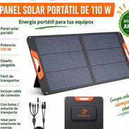 Panel solar portátil 110 v - Img 56236943