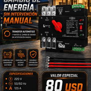 Transfer Automático 3 Polos | 125A | 220V para Generadores e Inversores - Img 56457780