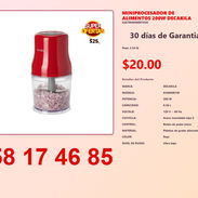 MINIPROCESADOR DE ALIMENTOS 200W DECAKILA - Img 54823751
