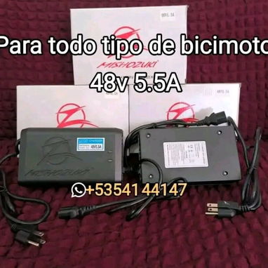 50usd super oferta Cargadores de bicimoto originales michozukis compatible con todas las marcas son de 48vx5.5😱 - Img 123155254