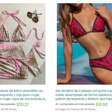 Bikinis / Trajes de baño mujer - 4/5