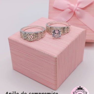 Anillos de compromiso de plata calidad garantizada - 6/9