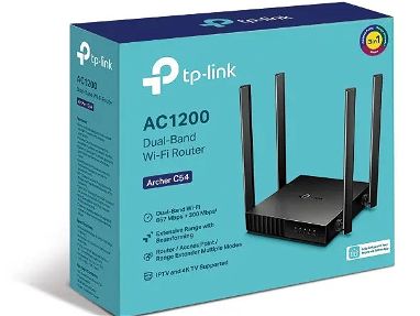 ROUTER TP-LINK ARCHER C54 AC1200 DUAL-BAND /ACCESS POINT AND RANGE EXTENDER MODES VPN DENTRO DEL ROUTER SELLAD  50996463 - Img main-image-45538807