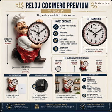 ⏰Reloj cocinero - 2/2