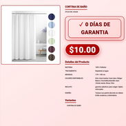 CORTINA DE BAÑO . - Img 57881462