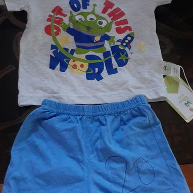 Juego de short y pulover para niñ@s de 1 a 4 años - 9/10