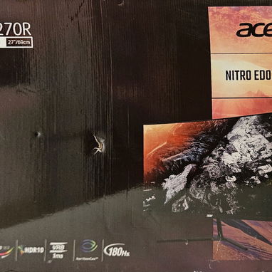 💻 Monitor Acer ED270R 27” Curvo - 180Hz - ¡Nuevo en Caja! 🎮 - 2/2