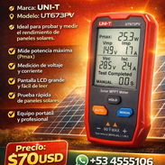 🔋☀️ MEDIDOR MPPT SOLAR PROFESIONAL ☀️🔋 📟 Marca: UNI-T 📌 Modelo: UT673PV ⚡ Ideal para probar y medir el rendimiento d - Img 54575612