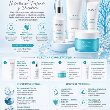 💦Skincare LINEA AQUA💦 Tecnología PatcH2O, Ácido Hialurónico, PCA Sodio 💦 Para pieles secas y opaca - 2/2