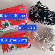 Guirnalda de luces de navidad, 100 luces 5mts $5 usd. 200 luces 10mts $9usd - Img 57817819