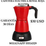 CAFETERA ELÉCTRICA ROJA ROYAL RCE1709, ENTREGA DE FACTURA, VARIEDAD DE ELECTRODOMÉSTICOS, ETC - Img 54354031