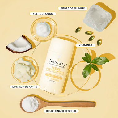 Desodorante Natural en Barra Teens Geranio Menta Extra Protección - Img 117359711