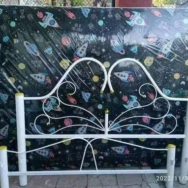 💥Camas de tubo cameras ,Colchones, Camas tapizadas y Juegos de cuarto con su cómoda - Img 122604048