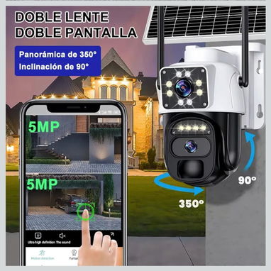 Cámara de vigilancia 24/7 Solar/ 10Mpx - Img 124240445