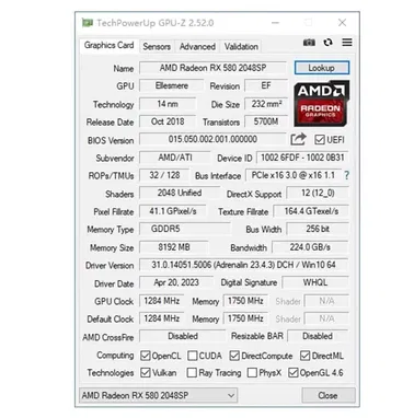 140$$ usd TARJETA VIDEO NUEVA EN CAJA RX580  8gb llamar 55106915 se puede pagar desde exterior https://wa.me/5355106915 - Img 100092838
