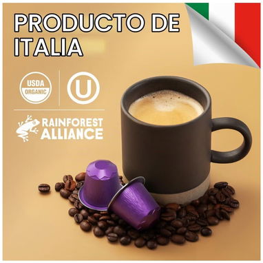 Caja d 100 Capsulas de cafe Romano para Nespresso tf 53397247 x $50 usd - 3/3