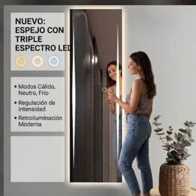 🚨Espejo 🪞 LED de 3 Tonos de Luz . - 3/3