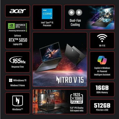 ☎️53544655 🛵 Entrega Gratis ⭐ Laptop Acer Nitro V15 ANV15-52-57BB⭐ - Img 111968797